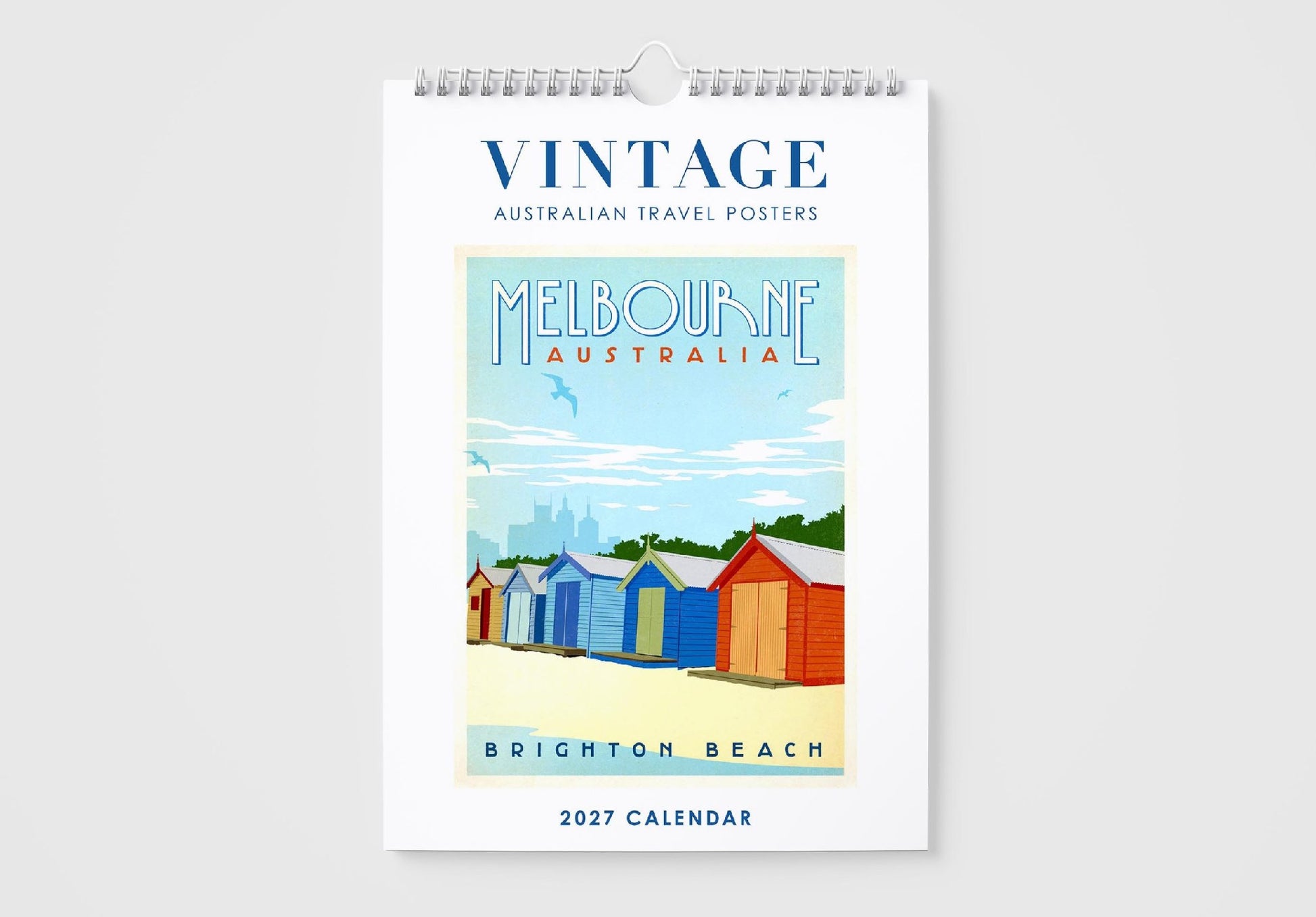 2027 Calendar Vintage Australian Travel Posters