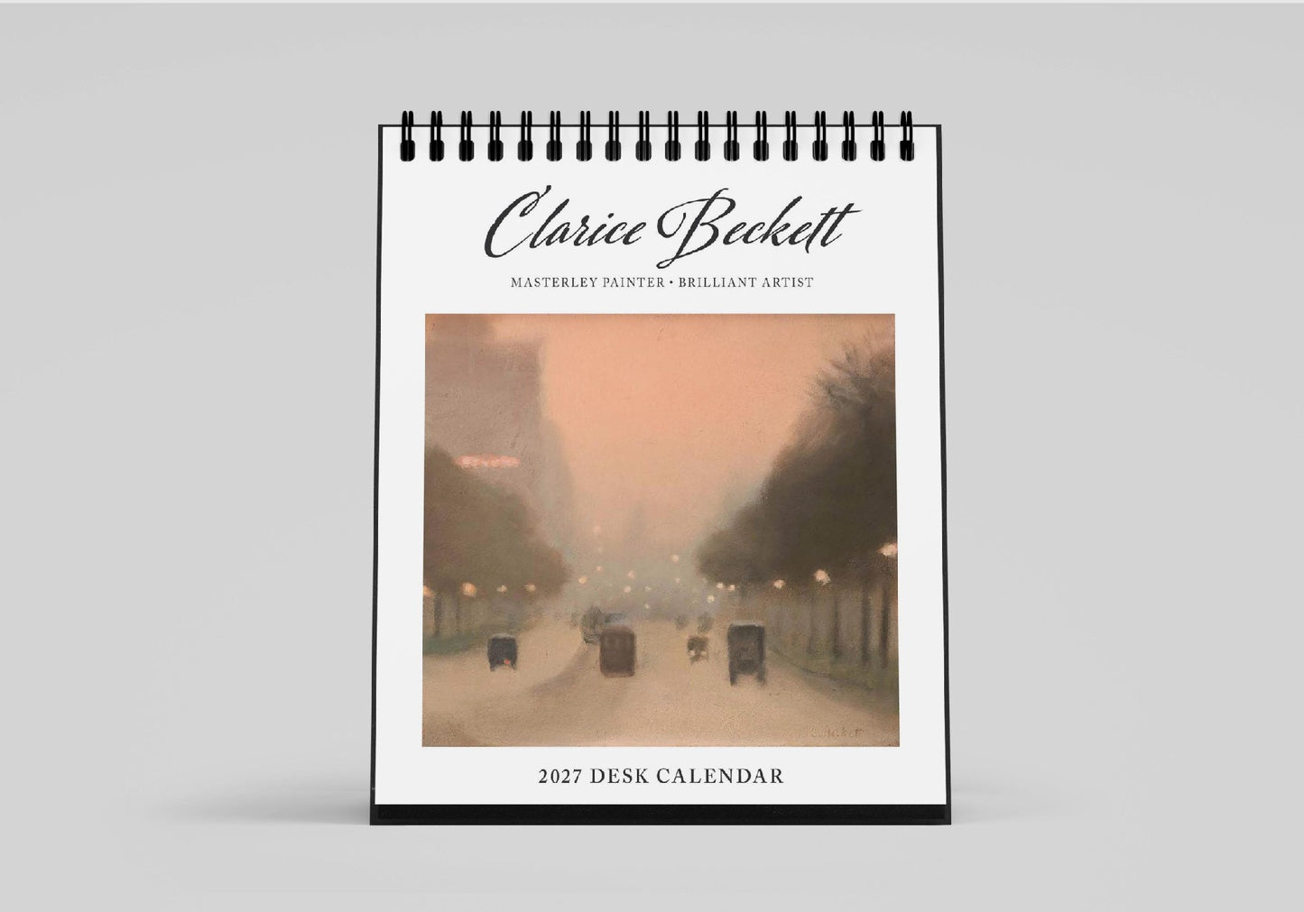 2027 Calendar Desk Clarice Beckett