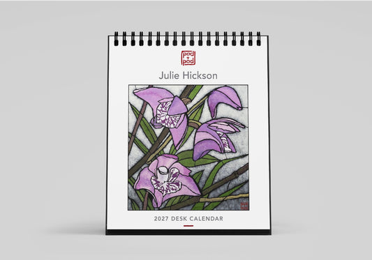2027 Calendar Desk Julie Hickson
