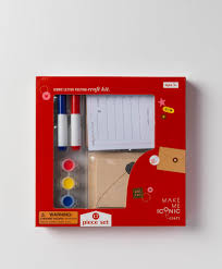 Wooden Toy - Iconic Post Box Letter Kit