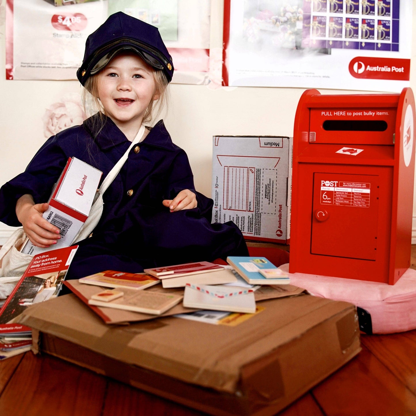 Wooden Toy - Australian Post Box