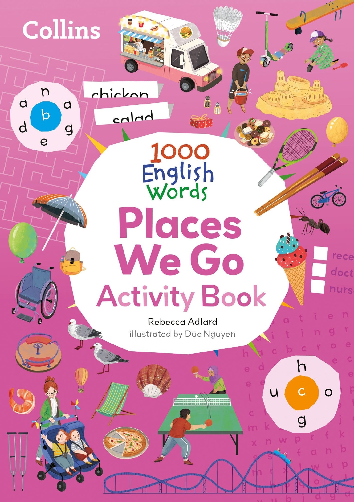 1000 English Words Places We Go Activity Book