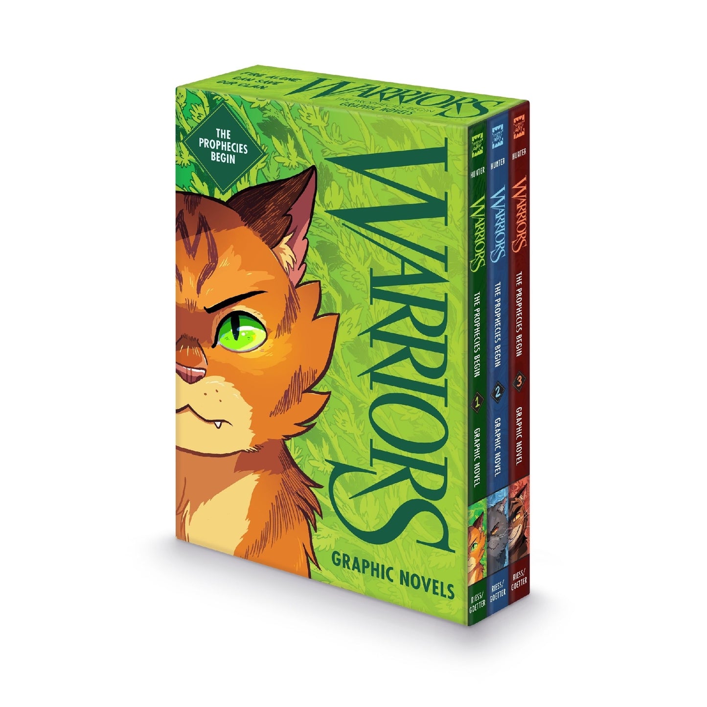 Warriors The Prophecies Begin Graphic Novel #1-#3 Boxset