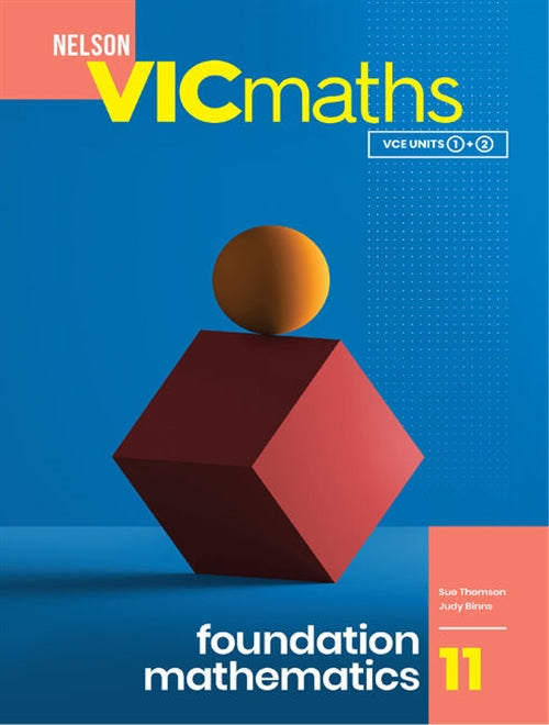 Nelson Vicmaths 11 Foundation Mathematics Student Book With 1 Access Code