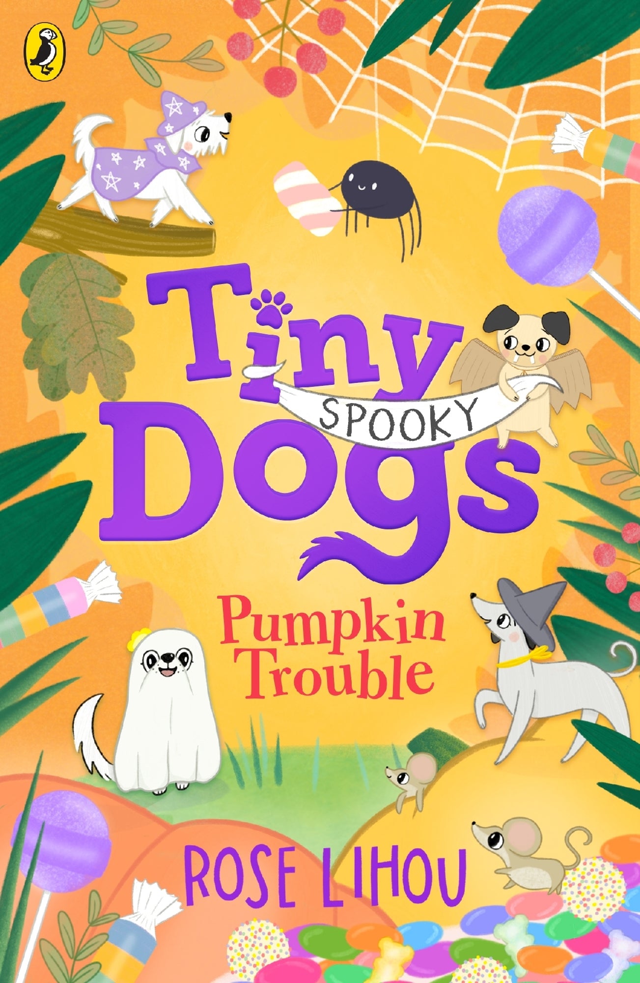 Tiny Dogs Pumpkin Trouble