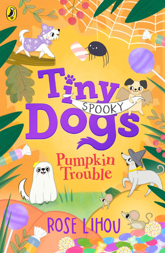 Tiny Dogs Pumpkin Trouble