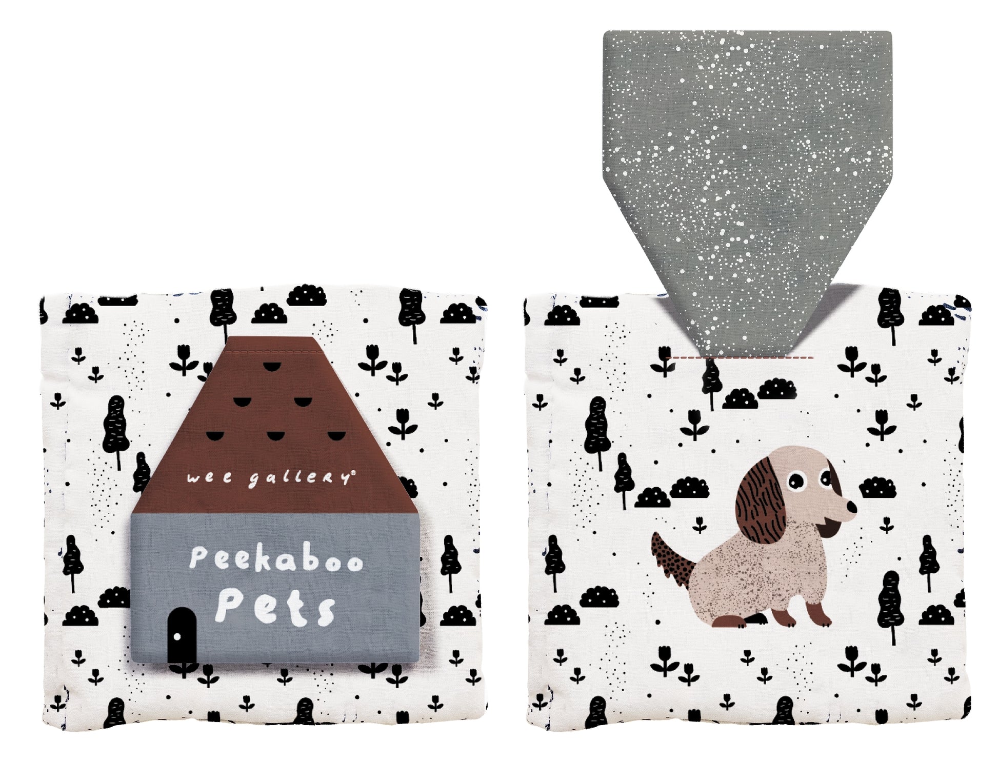 Peekaboo Pets Wee Gallery Cloth Book