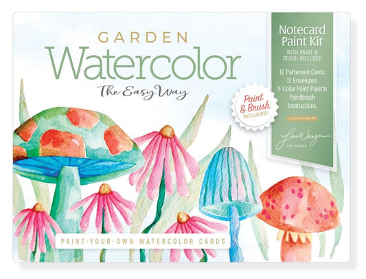 Watercolor The Easy Way Paint-your-own Watercolor Cards Garden