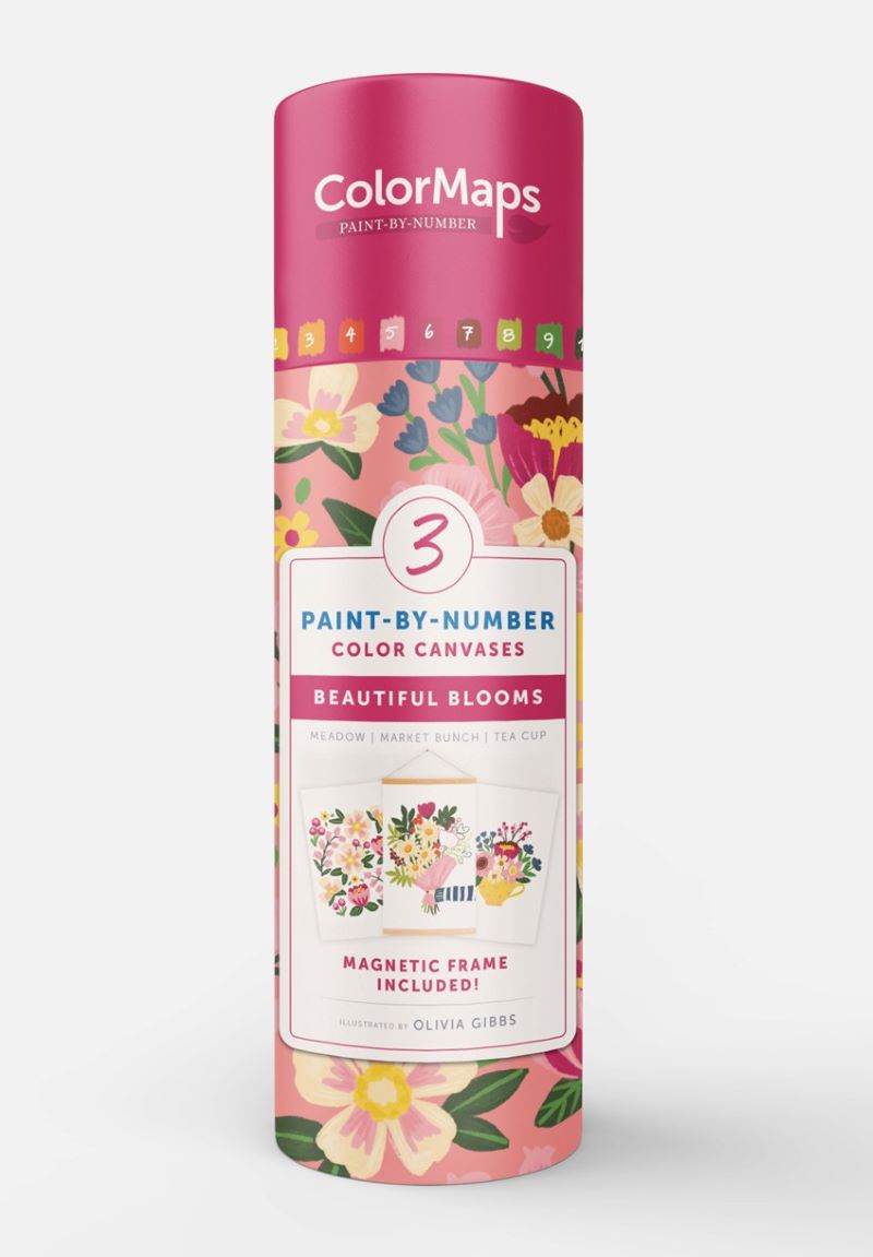 Colormaps Paint-by-number Beautiful Blooms