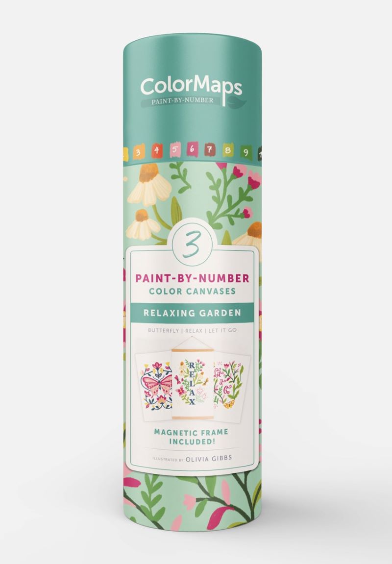 Colormaps: Paint-by-number Relaxing Gard: Paint-by-number