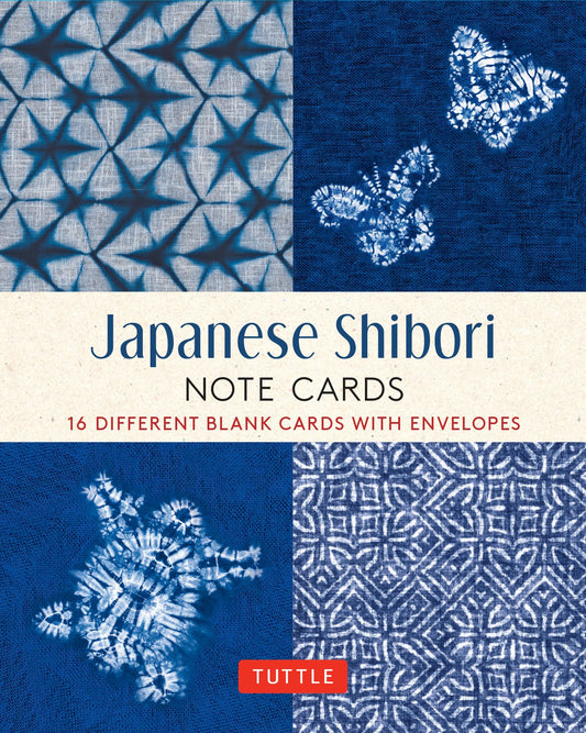 Note Cards Japanese Shibori X16