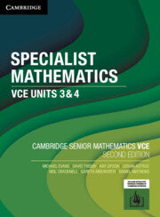 Specialist Mathematics Vce Units 3&4