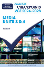 Cambridge Checkpoints Vce Media Units 3&4 2024-2028