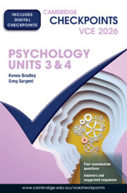 Cambridge Checkpoints Vce Psychology Units 3&4 2026