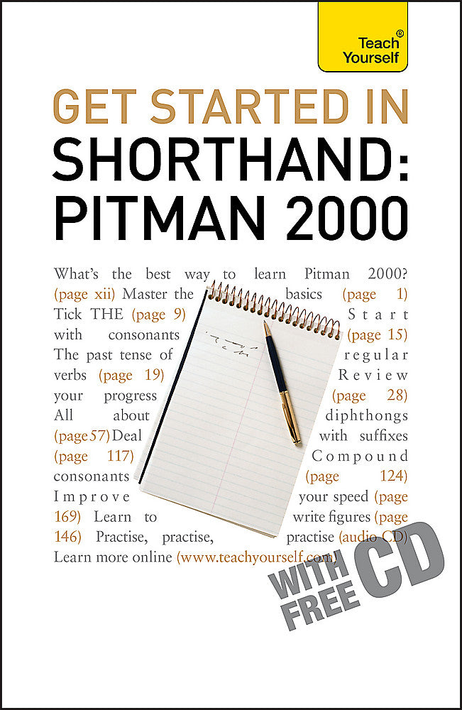 Get Started In Shorthand Pitman 2000