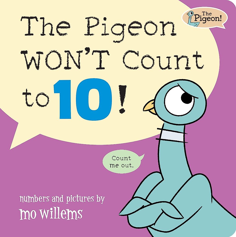Pigeon Won't Count To 10!