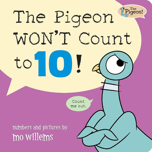 Pigeon Won't Count To 10!