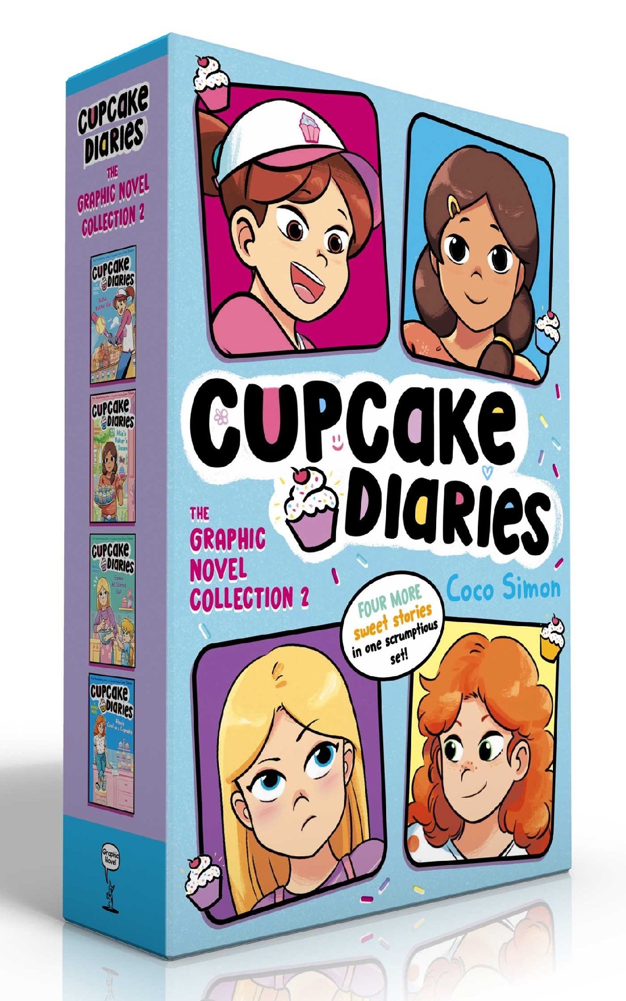 Cupcake Diaries Graphic Novels 5-8 (boxed Set)