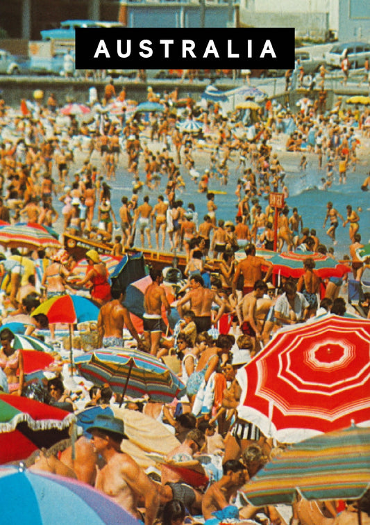 Retro Notepad-australian Beach