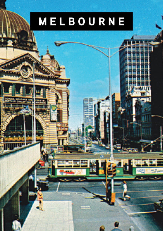 Retro Notepad-melbourne Flinders Street