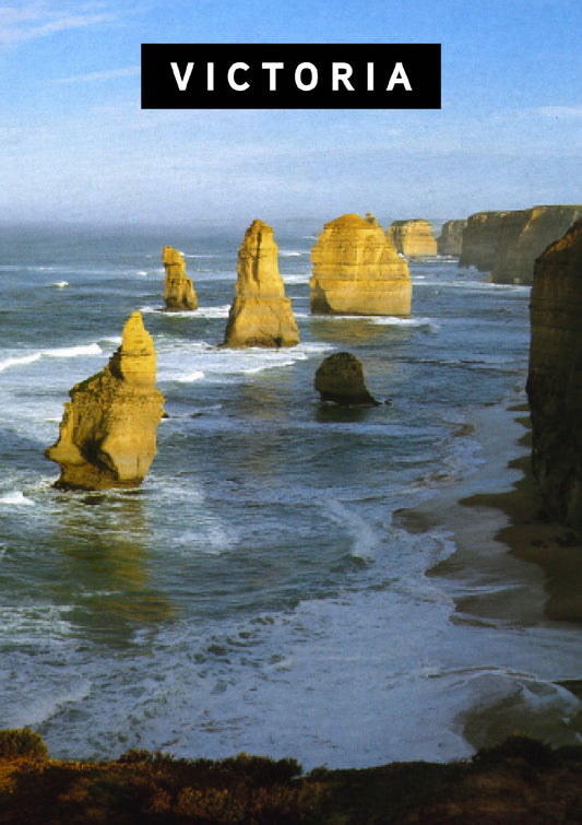 Retro Notepad-victoria Twelve Apostles