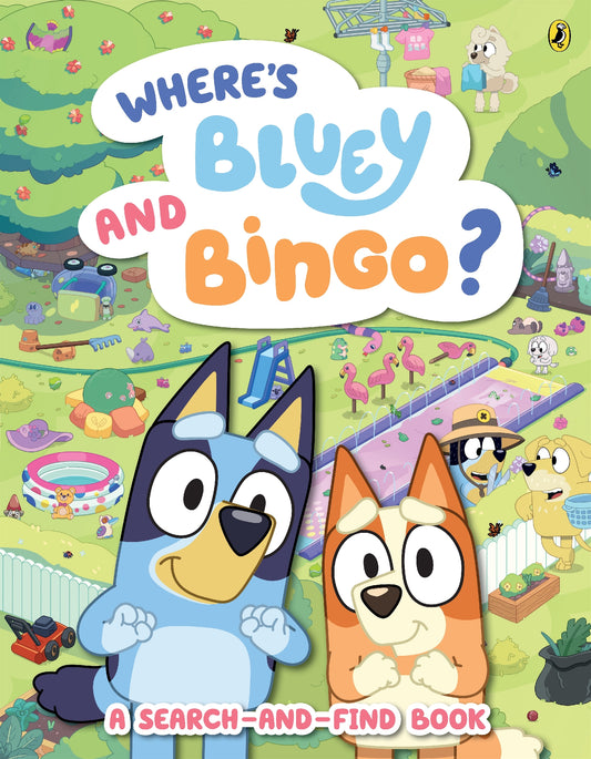 Bluey Where's Bluey And Bingo?  A Search-and-find Book