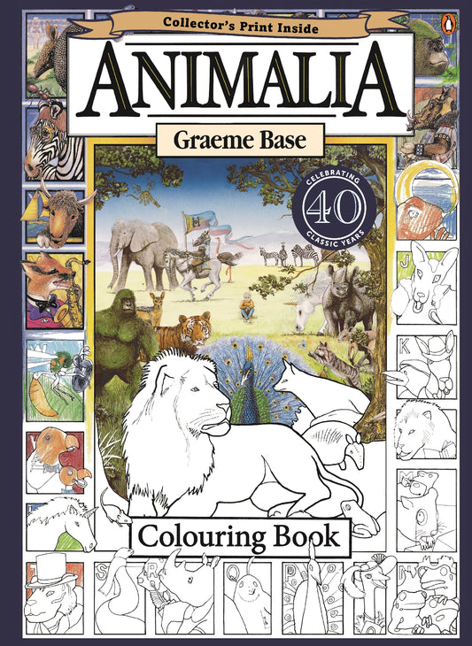 Animalia Colouring Book