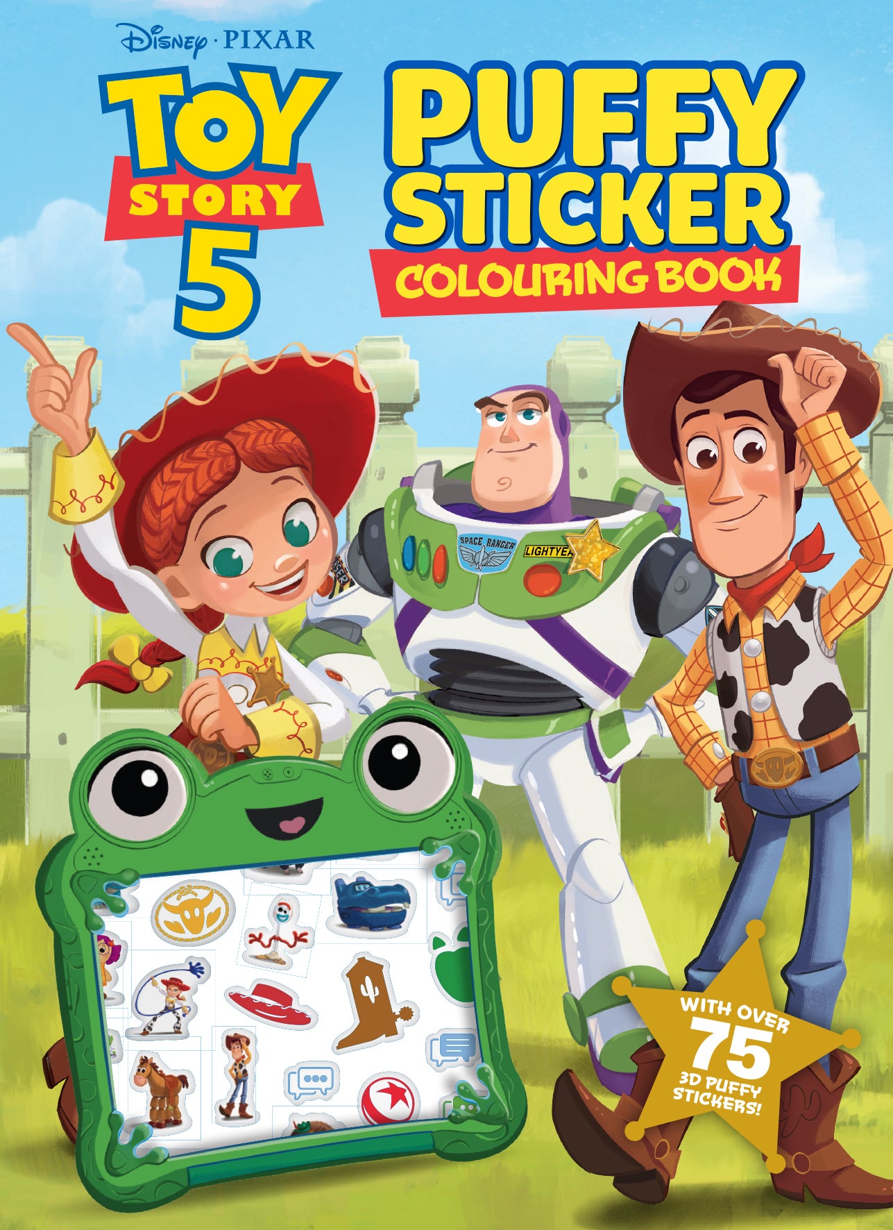 Toy Story 5 Puffy Sticker Colouring Book Disney Pixar