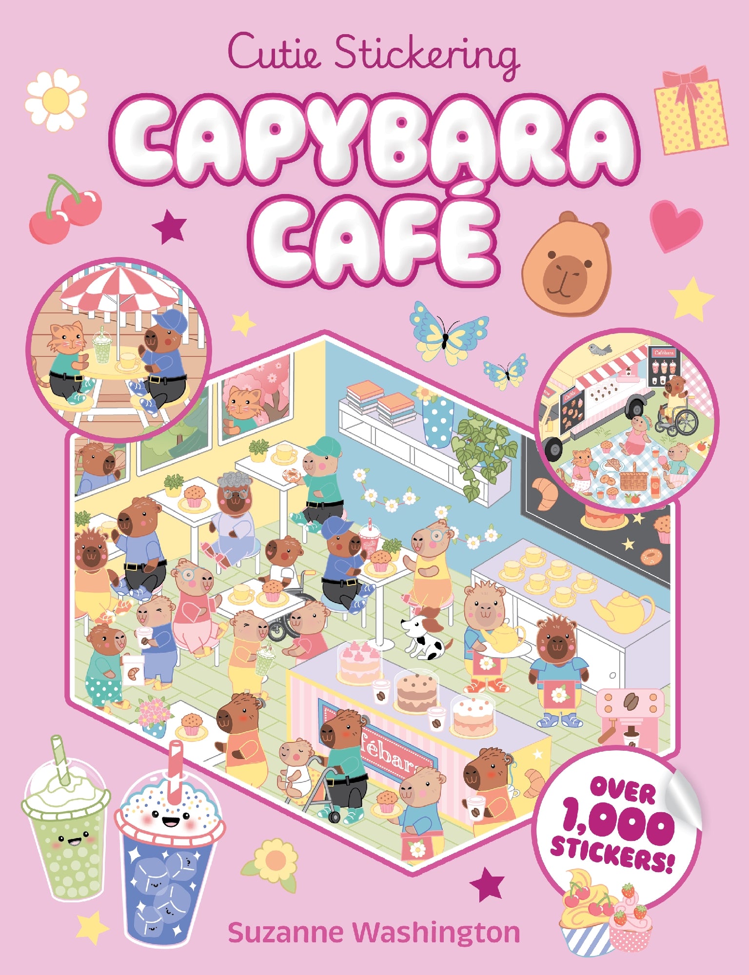 Cutie Stickering #1 Capybara Cafe