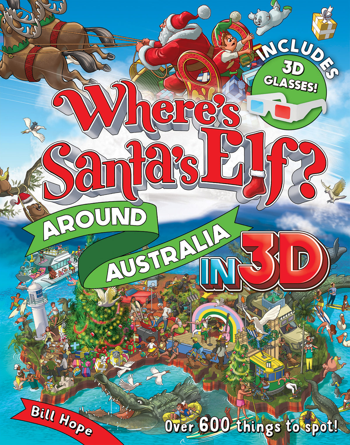 Where's Santa's Elf? Around Australia In 3d