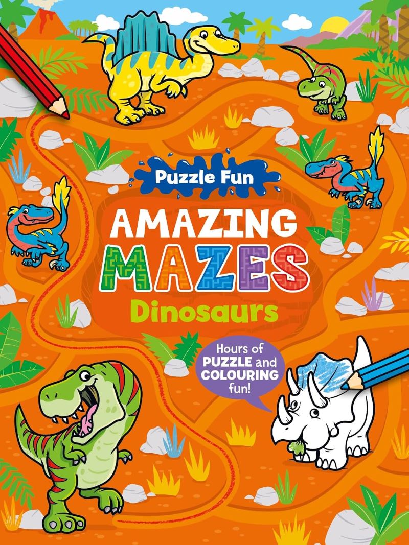 Puzzle Fun Amazing Mazes: Dinosaurs