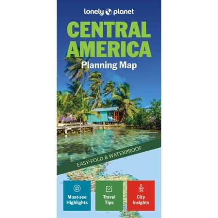 Lonely Planet Central America Planning Map