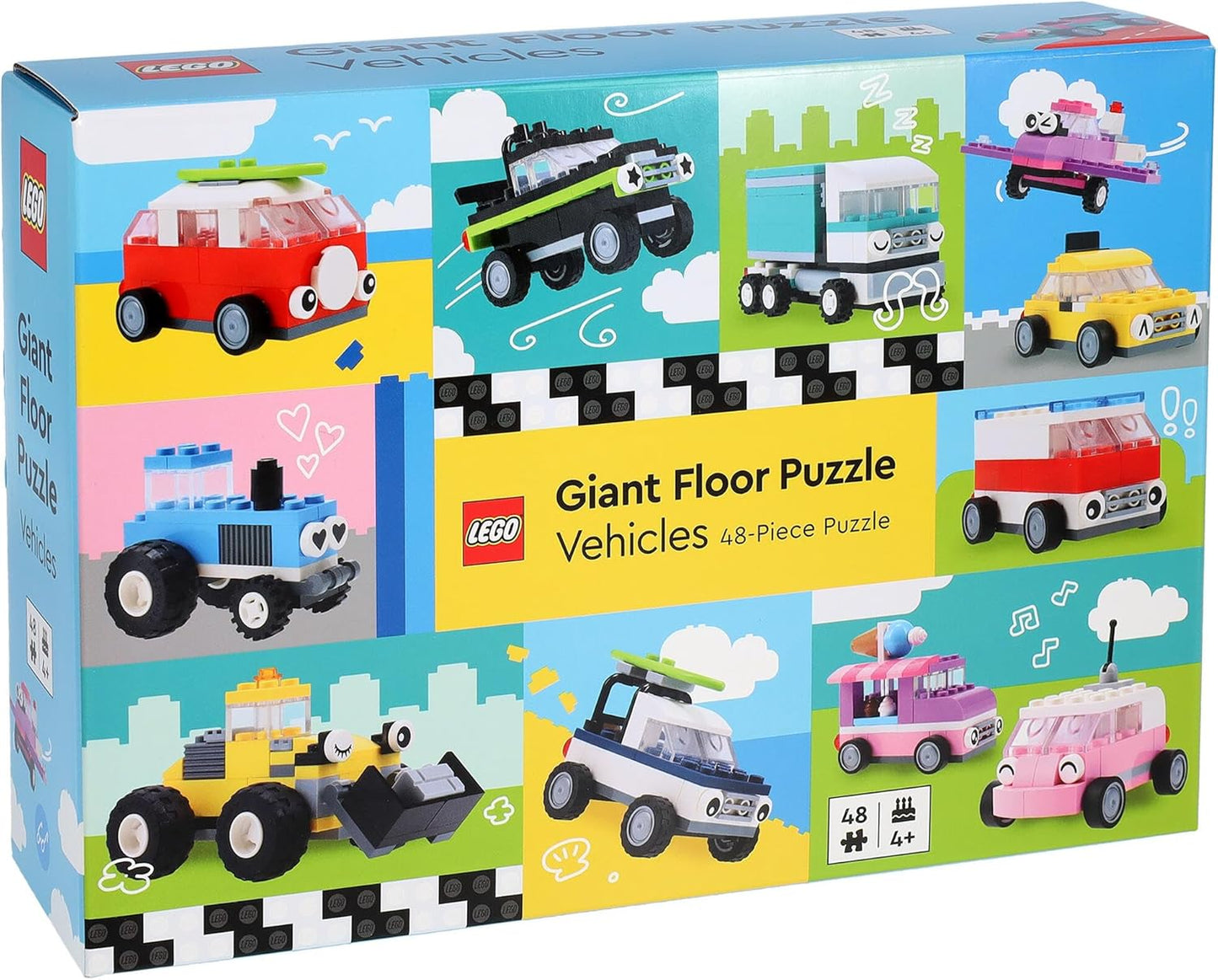 Lego 48-piece Giant Floor Puzzle Vehicles