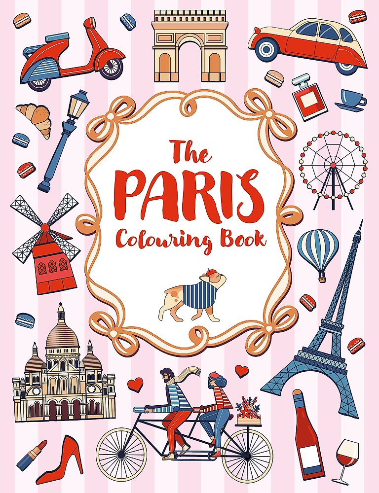 Paris Colouring Book