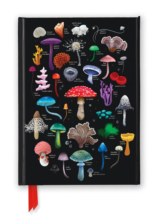 Journal Lined Foiled Mushrooms