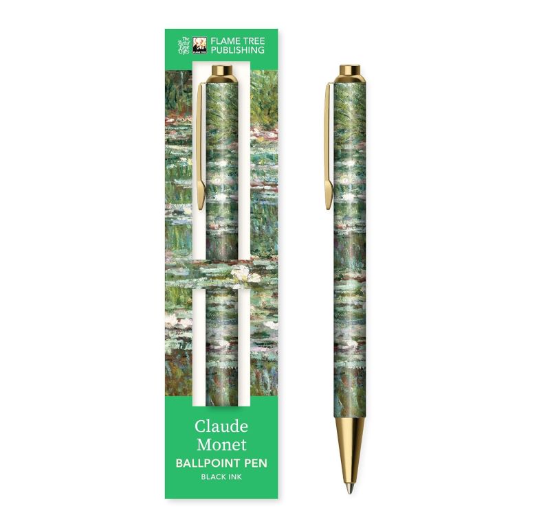 Boxed Decorative Ballpoint Pen Claude Monet Bridge Over A Pond Of Water Lilies