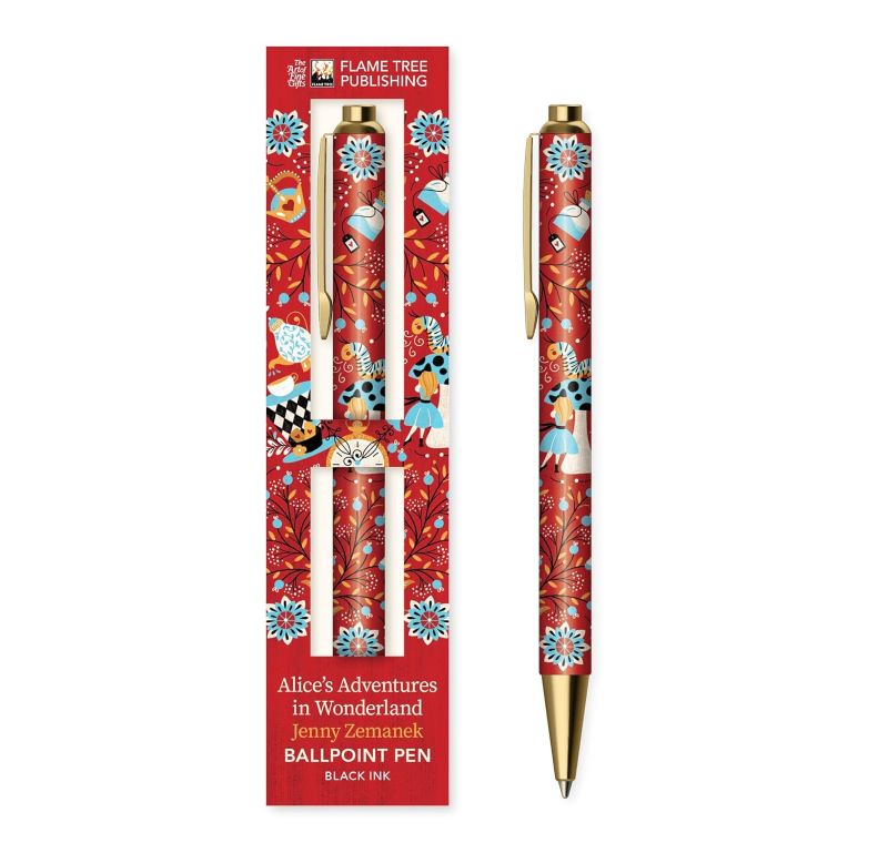 Boxed Decorative Ballpoint Pen Jenny Zemanek, Alice's Adventures In Wonderland