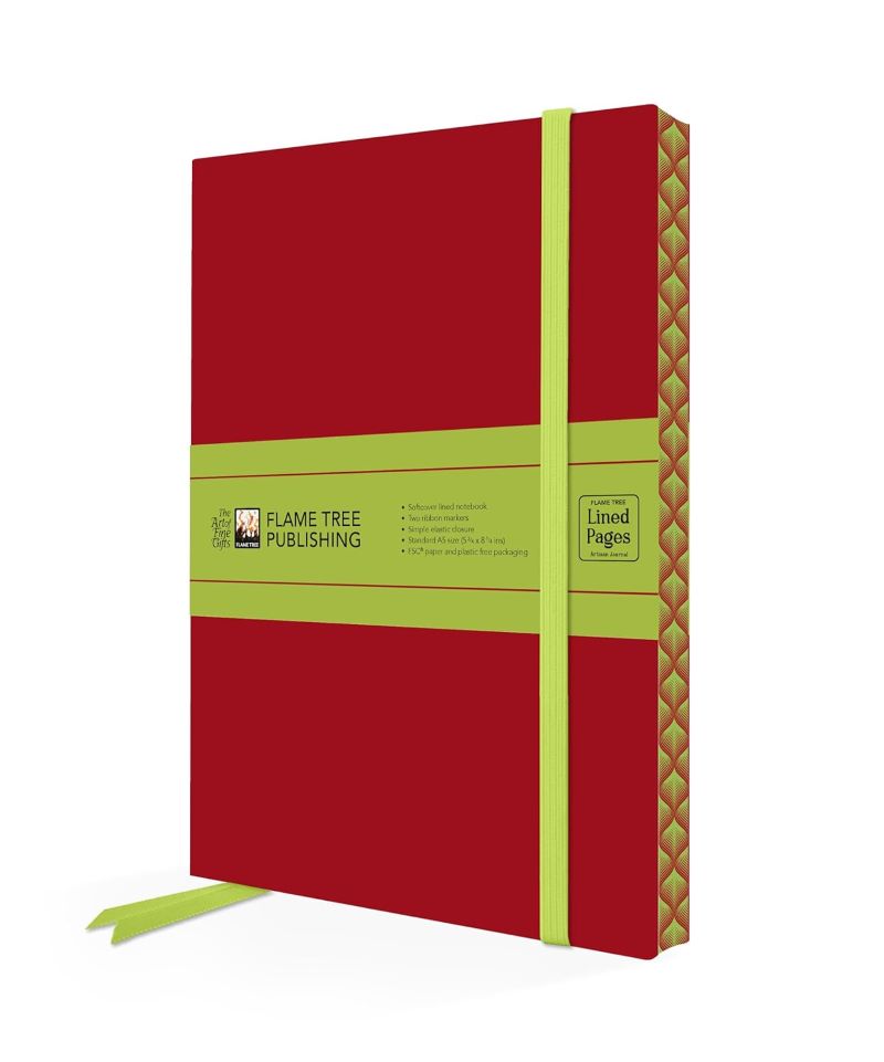 Artisan Paperback Notebook Ruby Red