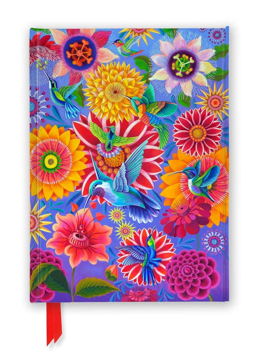 Foiled Journal Jane Tattersfield, Hummingbirds