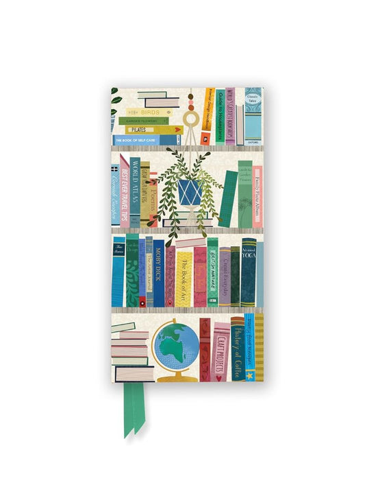 Foiled Slimline Journal Georgia Breeze Bookshelves