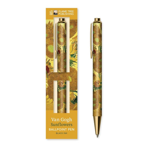 Boxed Decorative Ballpoint Pen #27: Vincent Van Gogh, Sunflowers