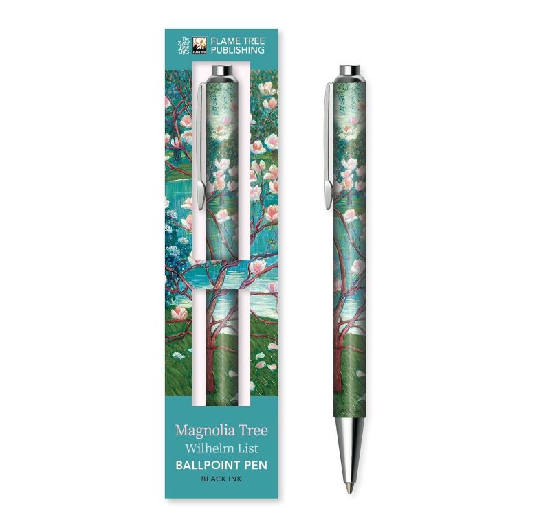 Boxed Decorative Ballpoint Pen #28: Wilhelm List, Magnolia Tree