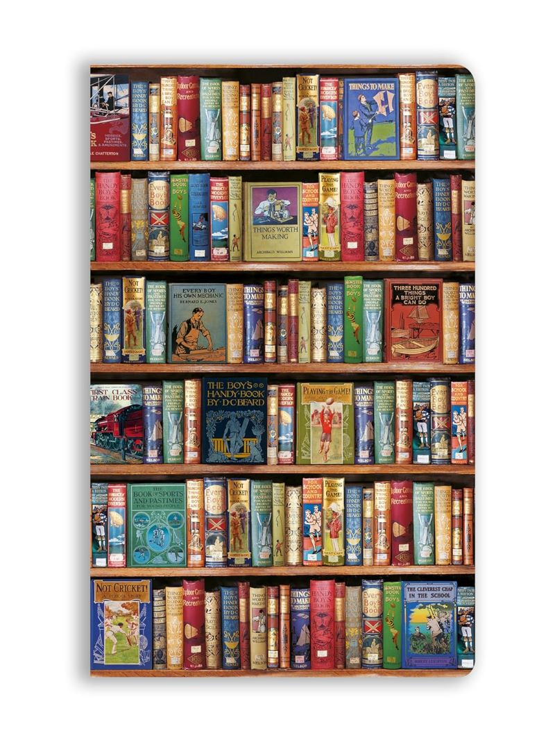 Soft Touch Journal: Bodleian Libraries, Hobbies & Pastimes Vintage Bookshelves