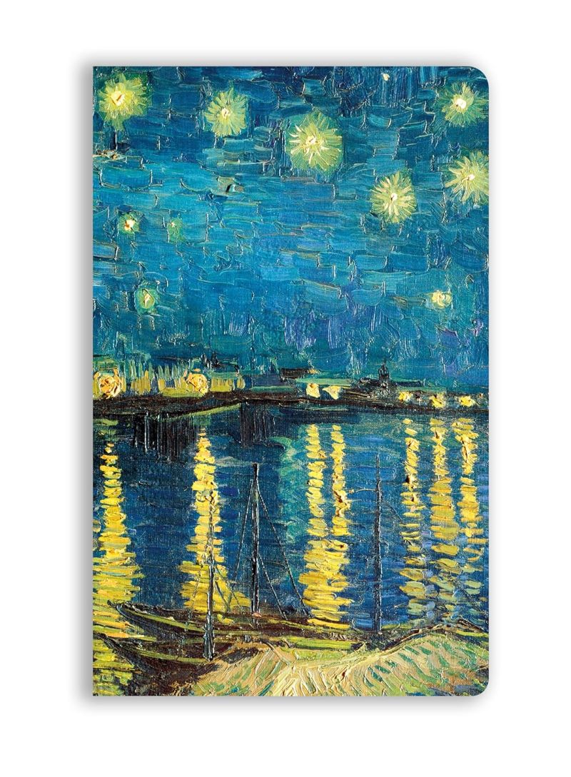 Soft Touch Journal: Vincent Van Gogh, Starry Night Over The Rhône