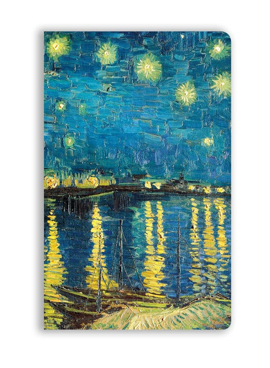 Soft Touch Journal: Vincent Van Gogh, Starry Night Over The Rhône