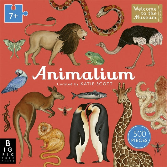 Animalium 500-piece Jigsaw Puzzle (welcome To The Museum)