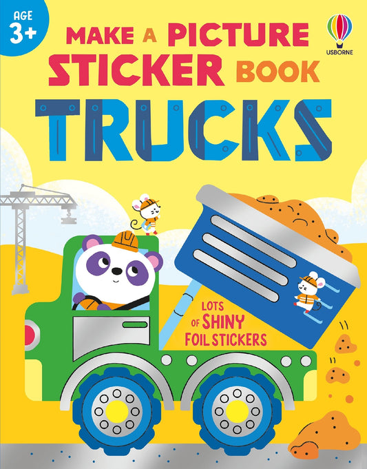 Make A Picture Sticker Book Trucks