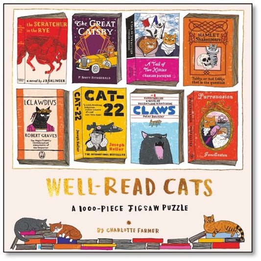 Jigsaw 1000 Well-read Cats