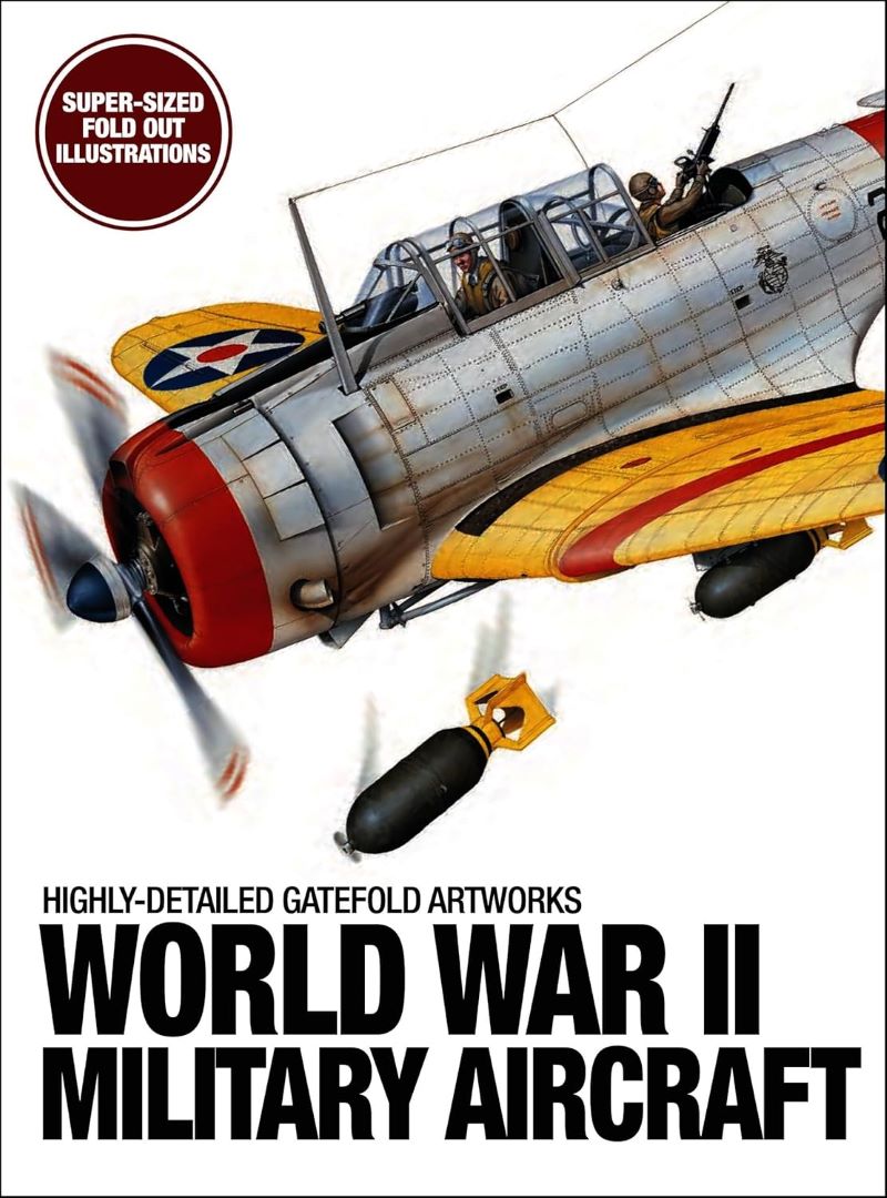 World War Ii Military Aircraft Highly-detailed Gatefold Artworks