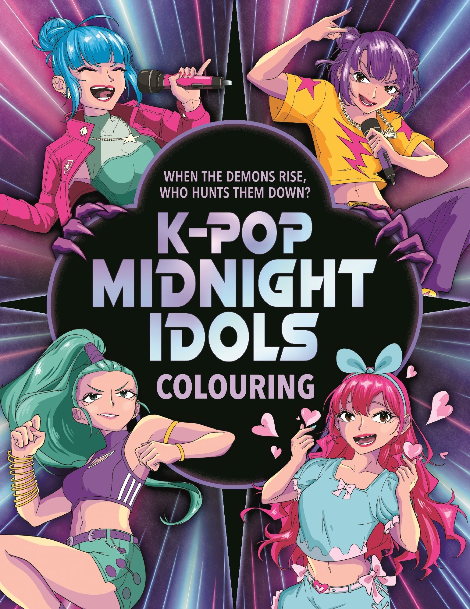 K-pop Midnight Idols Colouring